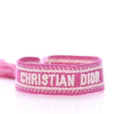 pink dior bracelet